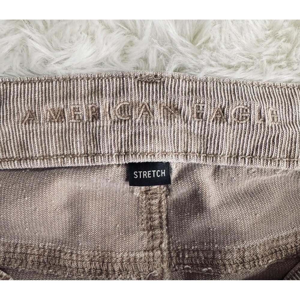 American Eagle Outfitters Tan Flare Pants - Picture 3 of 9